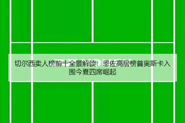 切尔西卖人榜前十全景解读：恩佐高居榜首奥斯卡入围今夏四席崛起